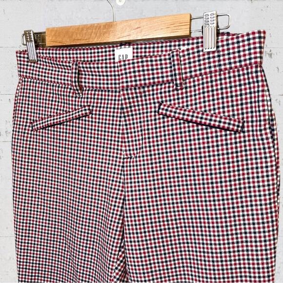 Gap Signature Skinny Ankle Red, White, Blue Plaid Size 4 - Picture 6 of 12